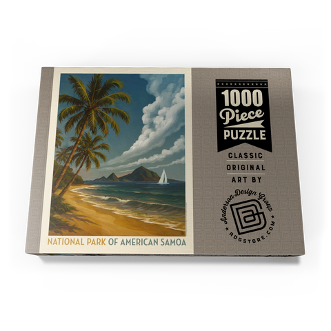 Darstellung des Puzzle Motivs National Park of American Samoa: Sea Breeze National Park of American Samoa: Sea Breeze 1000 Puzzle Schachtel Ansicht3