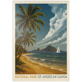 Darstellung des Puzzle-Motivs National Park of American Samoa: Sea Breeze – Puzzleteile: 1000