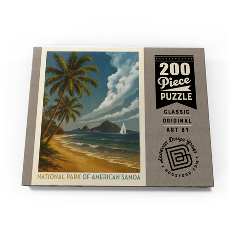 Darstellung des Puzzle Motivs National Park of American Samoa: Sea Breeze National Park of American Samoa: Sea Breeze 200 Puzzle Schachtel Ansicht3