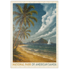 Darstellung des Puzzle Motivs National Park of American Samoa: Sea Breeze - Puzzleteile: 200