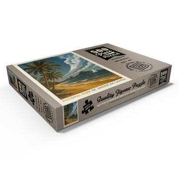 Darstellung des Puzzle Motivs National Park of American Samoa: Sea Breeze 500 Puzzle Schachtel Ansicht1