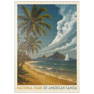 Darstellung des Puzzle Motivs puzzleplate National Park of American Samoa: Sea Breeze 500 Puzzle