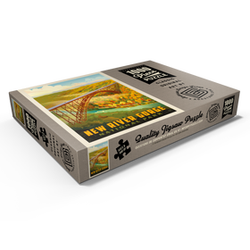 Darstellung des Puzzle Motivs New River Gorge: Bird's Eye View - Puzzleteile: 1000