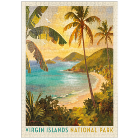 Darstellung des Puzzle-Motivs Virgin Islands National Park: Shimmering Shoreline – Puzzleteile: 1000