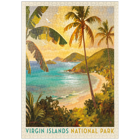 Darstellung des Puzzle Motivs Virgin Islands National Park: Shimmering Shoreline puzzleplate Virgin Islands National Park: Shimmering Shoreline 1000 Puzzle