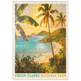 Darstellung des Puzzle Motivs Virgin Islands National Park: Shimmering Shoreline - Puzzleteile: 200