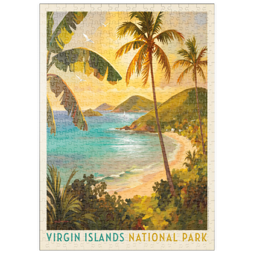 Darstellung des Puzzle Motivs puzzleplate Virgin Islands National Park: Shimmering Shoreline 500 Puzzle