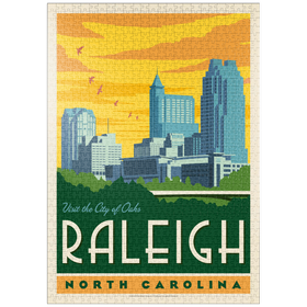 Darstellung des Puzzle-Motivs Raleigh, North Carolina – Puzzleteile: 1000