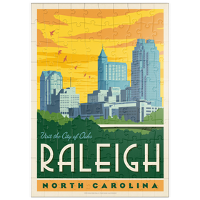 Darstellung des Puzzle Motivs Raleigh, North Carolina - Puzzleteile: 100