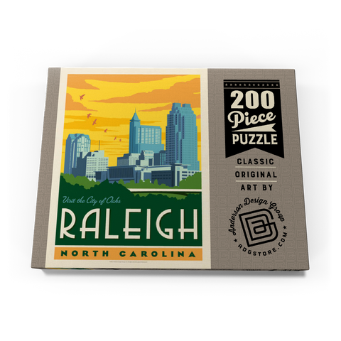 Darstellung des Puzzle Motivs Raleigh, North Carolina Raleigh, North Carolina 200 Puzzle Schachtel Ansicht3