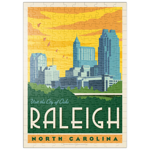 Darstellung des Puzzle Motivs Raleigh, North Carolina puzzleplate Raleigh, North Carolina 200 Puzzle