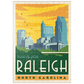 Darstellung des Puzzle Motivs Raleigh, North Carolina - Puzzleteile: 200