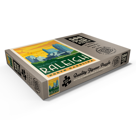 Darstellung des Puzzle Motivs Raleigh, North Carolina Raleigh, North Carolina 500 Puzzle Schachtel Ansicht1