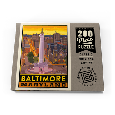 Darstellung des Puzzle Motivs American College Towns: Baltimore, MD 200 Puzzle Schachtel Ansicht3