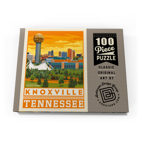 Darstellung des Puzzle Motivs American College Towns: Knoxville, TN American College Towns: Knoxville, TN 100 Puzzle Schachtel Ansicht3