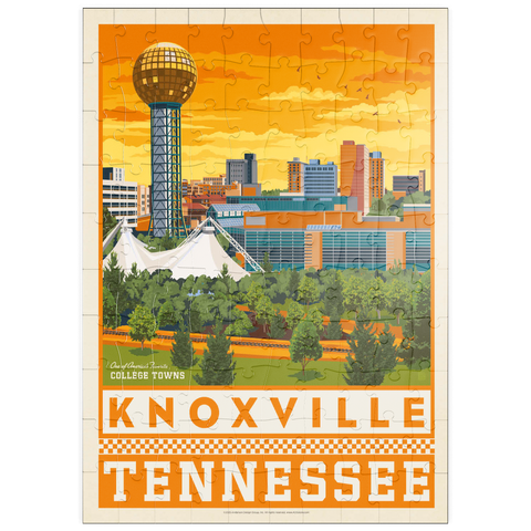 Darstellung des Puzzle Motivs American College Towns: Knoxville, TN puzzleplate American College Towns: Knoxville, TN 100 Puzzle