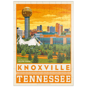 Darstellung des Puzzle Motivs American College Towns: Knoxville, TN - Puzzleteile: 100