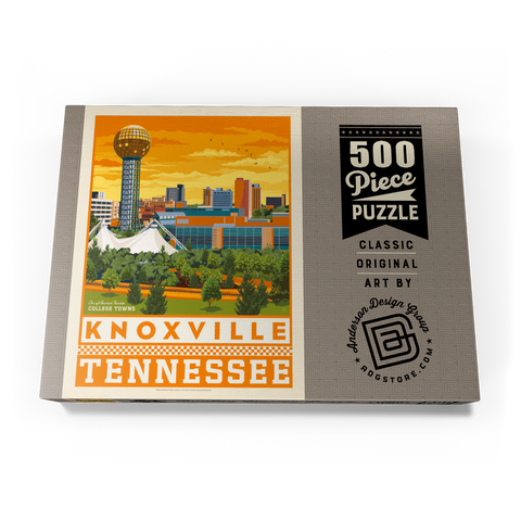 Darstellung des Puzzle Motivs American College Towns: Knoxville, TN American College Towns: Knoxville, TN 500 Puzzle Schachtel Ansicht3