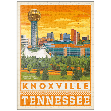 Darstellung des Puzzle Motivs puzzleplate American College Towns: Knoxville, TN 500 Puzzle