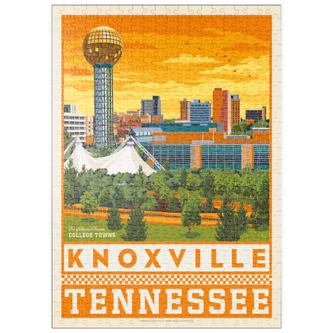 Darstellung des Puzzle Motivs American College Towns: Knoxville, TN puzzleplate American College Towns: Knoxville, TN 500 Puzzle