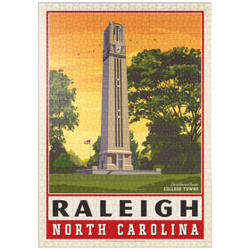 Darstellung des Puzzle-Motivs American College Towns: Raleigh, NC – Puzzleteile: 1000
