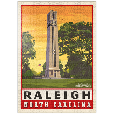 Darstellung des Puzzle Motivs puzzleplate American College Towns: Raleigh, NC 1000 Puzzle