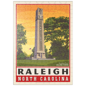 Darstellung des Puzzle Motivs American College Towns: Raleigh, NC - Puzzleteile: 200