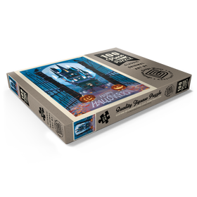 Darstellung des Puzzle Motivs A Happy Halloween: Vintage Poster Puzzle - Puzzleteile: 100