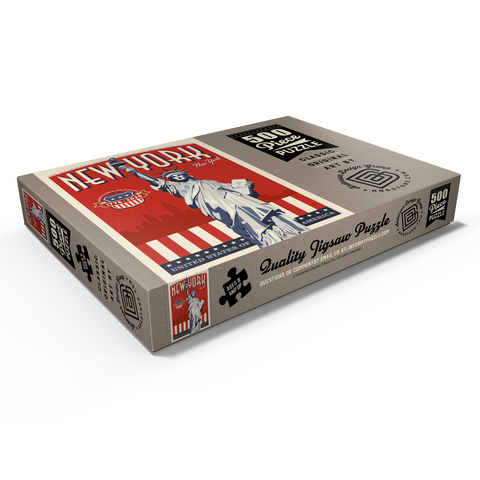 Darstellung des Puzzle Motivs 250th Anniversary USA: Lady Liberty 250th Anniversary USA: Lady Liberty 500 Puzzle Schachtel Ansicht1