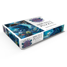 Darstellung des Puzzle Motivs The Wrath of What Lies Beneath Octopus - Dakota Daetwiler - Puzzleteile: 1000