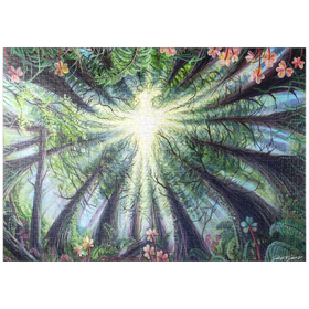 Darstellung des Puzzle Motivs Phoenix Redwoods - Dakota Daetwiler - Puzzleteile: 1000