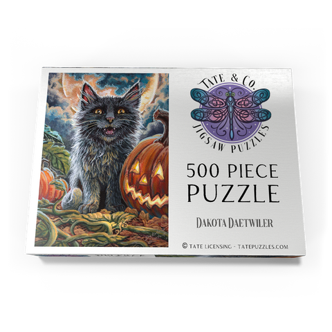Darstellung des Puzzle Motivs Spooky Kitty, Black Cat Halloween - Dakota Daetwiler Spooky Kitty, Black Cat Halloween - Dakota Daetwiler 500 Puzzle Schachtel Ansicht3