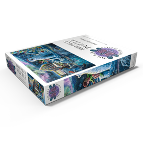 Darstellung des Puzzle Motivs Christmas Eve at Santa's Workshop - Dakota Daetwiler - Puzzleteile: 1000