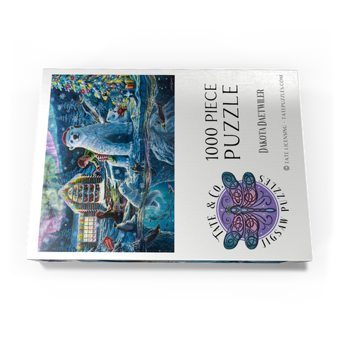 Darstellung des Puzzle Motivs Christmas Eve at Santa's Workshop - Dakota Daetwiler Christmas Eve at Santa's Workshop - Dakota Daetwiler 1000 Puzzle Schachtel Ansicht3