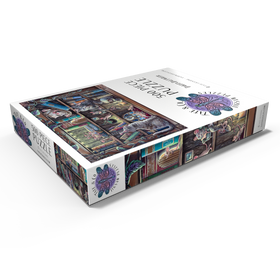 Alternative Darstellung des Puzzle-Motivs Cat & Mouse Library Bookshelf - Dakota Daetwiler – Puzzleteile: 500