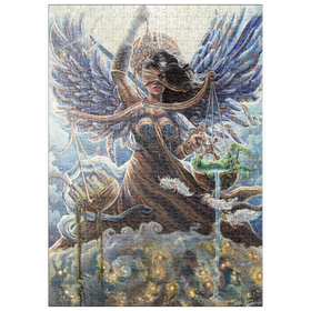 Darstellung des Puzzle-Motivs Angel of Justice, Earth day - Dakota Daetwiler – Puzzleteile: 500