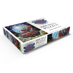 Darstellung des Puzzle Motivs Agora Octopus Treasure - Dakota Daetwiler - Puzzleteile: 1000