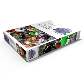 Alternative Darstellung des Puzzle-Motivs Festive Animal Christmas Carollers - Random Galaxy – Puzzleteile: 1000