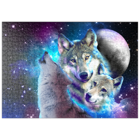 Darstellung des Puzzle Motivs Interstellar Wolf Pack of the Cosmic Skies - Random Galaxy - Puzzleteile: 500