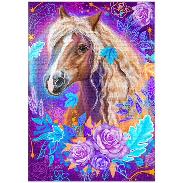 Darstellung des Puzzle Motivs puzzleplate Horse Animal Spirit - Sheena Pike  1000 Puzzle