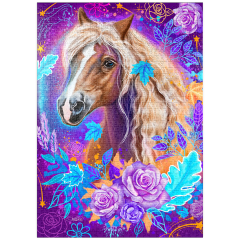 Darstellung des Puzzle Motivs Horse Animal Spirit - Sheena Pike puzzleplate Horse Animal Spirit - Sheena Pike  1000 Puzzle