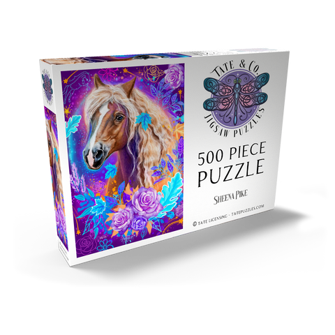 Darstellung des Puzzle Motivs Horse Animal Spirit - Sheena Pike Horse Animal Spirit - Sheena Pike  500 Puzzle Schachtel Ansicht2