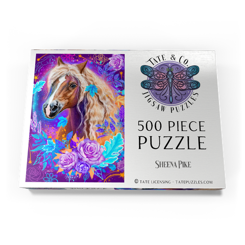 Darstellung des Puzzle Motivs Horse Animal Spirit - Sheena Pike Horse Animal Spirit - Sheena Pike  500 Puzzle Schachtel Ansicht3