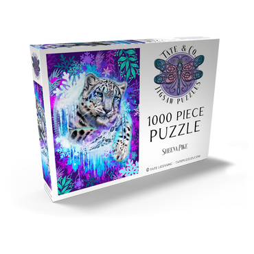 Darstellung des Puzzle Motivs Snow Leopard Animal Spirit - Sheena Pike 1000 Puzzle Schachtel Ansicht2