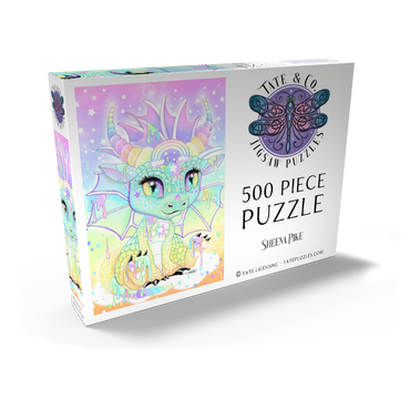Darstellung des Puzzle Motivs Sweet Pastel Lil Dragon - Sheena Pike  500 Puzzle Schachtel Ansicht2