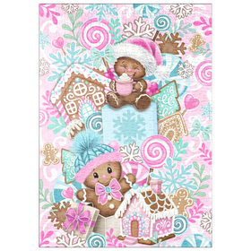 Darstellung des Puzzle Motivs Sweet Gingerbread Christmas Stack - Sheena Pike - Puzzleteile: 500