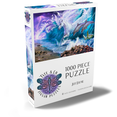 Darstellung des Puzzle Motivs Strength and Grace Ocean Horse - Jeff Haynie Strength and Grace Ocean Horse - Jeff Haynie 1000 Puzzle Schachtel Ansicht2