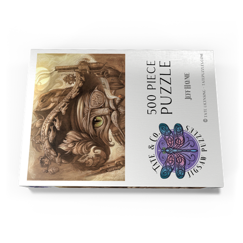 Darstellung des Puzzle Motivs El Gato Loco Bandito Cat - Jeff Haynie El Gato Loco Bandito Cat - Jeff Haynie 500 Puzzle Schachtel Ansicht3