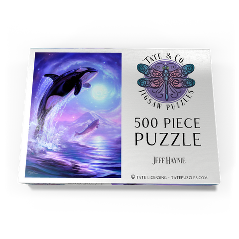 Darstellung des Puzzle Motivs Orca Dreams - Jeff Haynie Orca Dreams - Jeff Haynie 500 Puzzle Schachtel Ansicht3