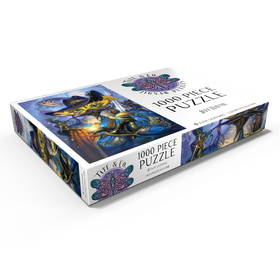 Darstellung des Puzzle Motivs Cavalier Cat Musketeer - Jeff Haynie - Puzzleteile: 1000